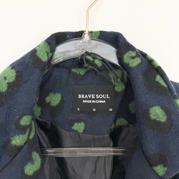 ASOS Brave Soul Edie Abstract Leopard Printed Jacket - Picture 4 of 7